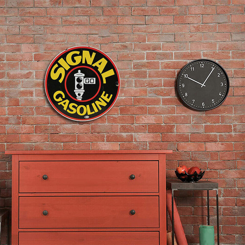 Round Metal Tin Sign Plaque Wall Letters Posters Iron Painting for Bar (2) Newly