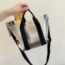 Women Transparent Shoulder Messenger Bag Beach Vacation Fashion Tote Handbags