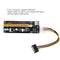 Mining PCIe Riser VER006 PCI-E 1x to 16x Adapter Extender 15-Pin to 4-Pin Power
