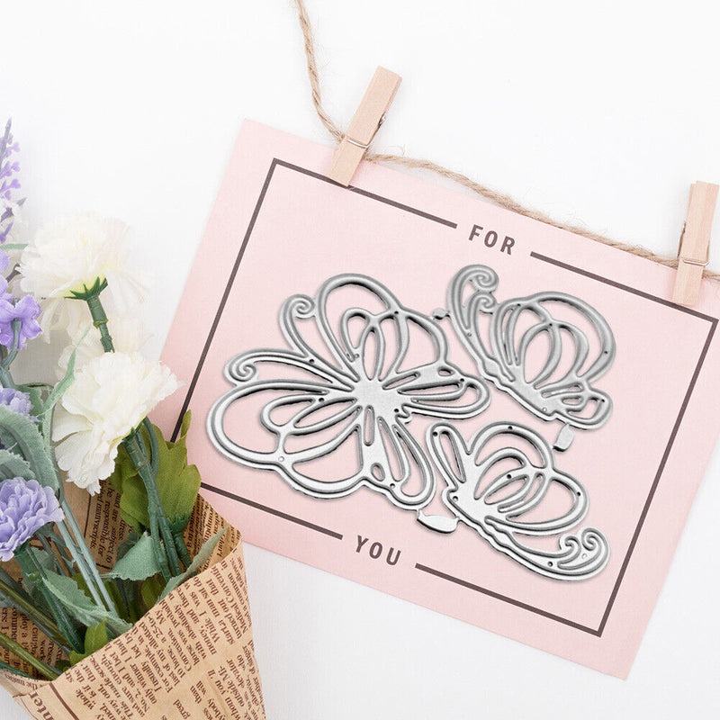 Silicone Butterfly Mold Seal DIY Stamp Scrapbook Paper Cutdie Album-To