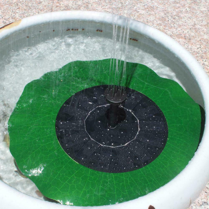 Outdoor Solar Powered Floating Water Fountain Pump Pool Best Bath Garden P5E2