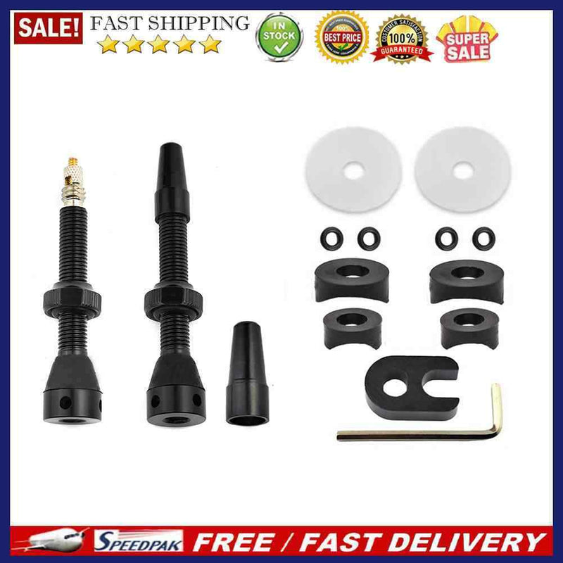 2pcs Bicycle Tubeless Rim Presta Valves 44/60mm Nipple for MTB Mountain Bike