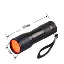 Mini Red LED Light Flashlight 700nm Waterproof Infrared Vein Finder Torch Newly