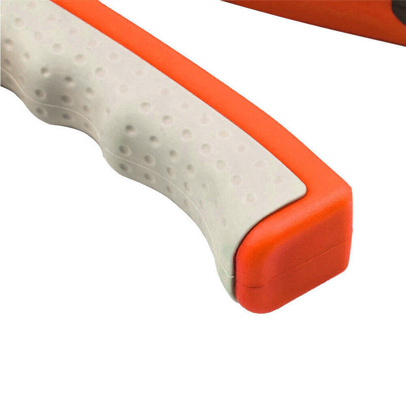 R-Shape Spring Hand Gripper Fitness Countable Hand Strength Grip (Orange) Newly