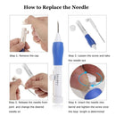 Magic ABS Plastic DIY Threaders Sewing Embroidery Pen Set Punch Needle Knitting