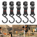 5Pcs Awning Tent S Hook Pole Useful Camping Hanging Rack Hook For Hiking U3F6