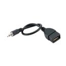 3.5mm Male Audio AUX Jack to USB 2.0 Type A Female Adap OTG A4M2 Converter P7P9