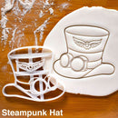 Stamp Halloween Steampunk Clock Gear Hat Cookie Embosser Mold Biscuit Mold