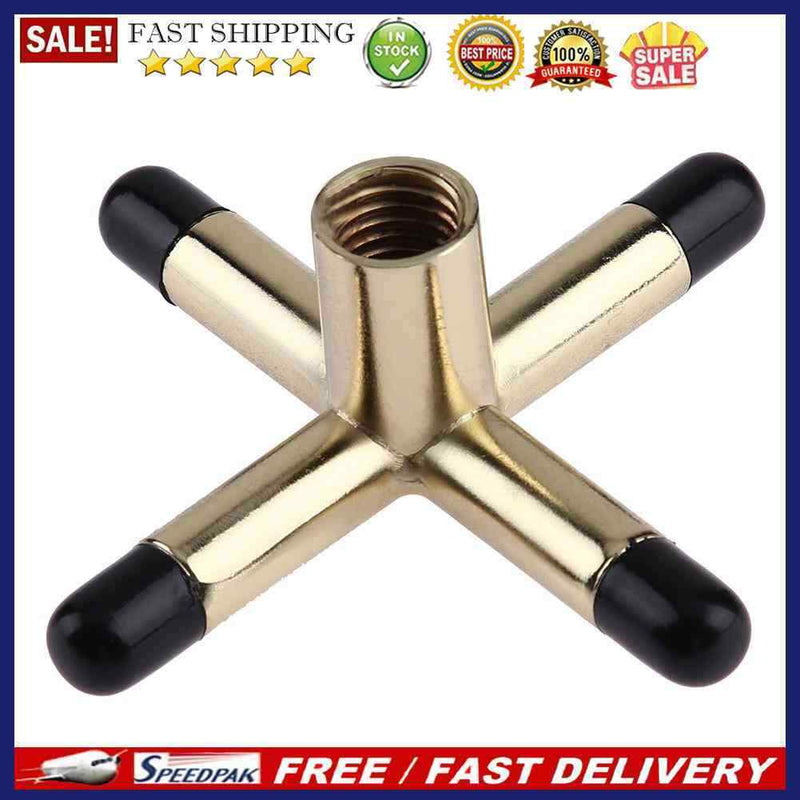 Metal Bridge Head Billiards Snooker Pool Cue Rest Stick Frame Rack(Cross)