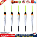 5pcs Luminous Bobber Balsa Carp Fishing Float Light Stick Buoy Tackle (3g) Newly