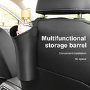 Multifunctional Car Umbrella Storage Box Organizer Bucket Backseat Garbage