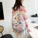 Fashion Backpack with Pendant Laptop Rucksack Large Capacity for Outdoor Camping