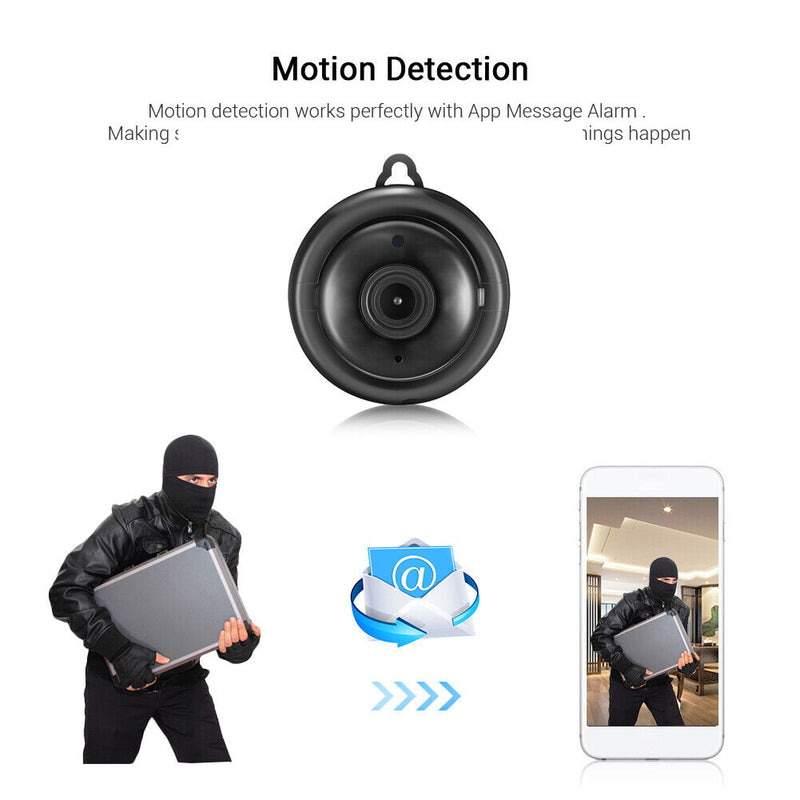 V38 Mini WiFi IP Camera 1080P HD Motion Detection Home Security Nanny Cam Newly