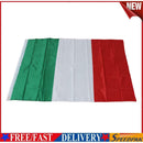 Italian National Flag Plastic Flagpole Hand Waving Polyester Flag Banner