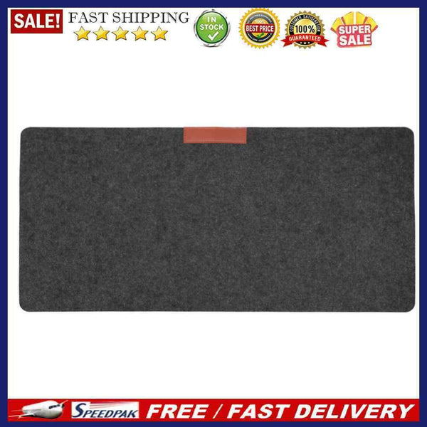 Office Computer Desk Table Keyboard Mouse Pad Felt Laptop Mat (Grey)