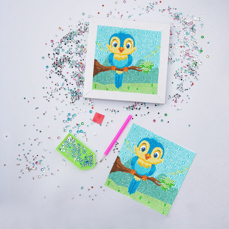 DIY Diamond Painting Full Round Crystal Drill Animal Decor for Kids (DX050)