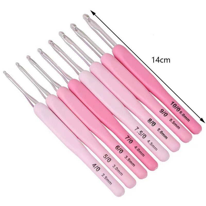 with Case Knitting Needles Knit Weave Yarn Needles Assorted Crochet Hook