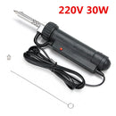 Electric Welding Soldering Tin Sucker Vacuum 220V Desoldering Pump with Nozzle