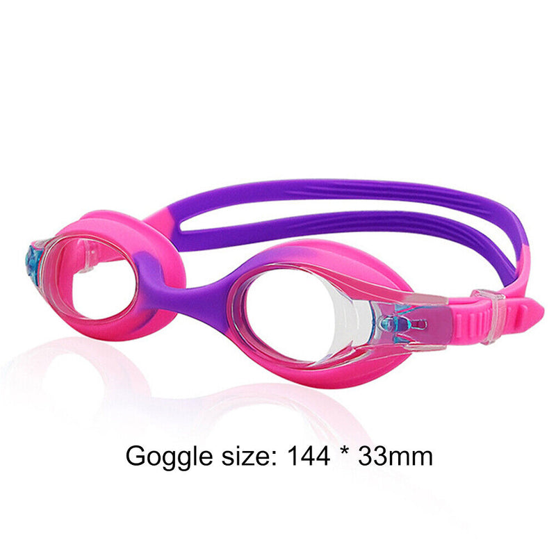Kids Swimming Goggles Anti Fog Training Swim Glasses for Boys Girls (Pink) Newly