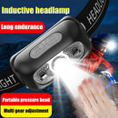Induction LED Headlamp Strong Light Outdoor Waterproof Warning Flashlight Newly