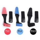 2pcs Fishing Rod Protector Case Cover Fishing Rod Tie Fastener Belt (Red)