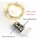 Year Christmas Fairy LED Decorative Light Outdoor String Lights Garland Lamp