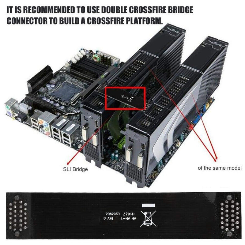 Flexible SLI Bridge GPU Cable ,VGA Card SLI Bridge Cable Interconnect Connector