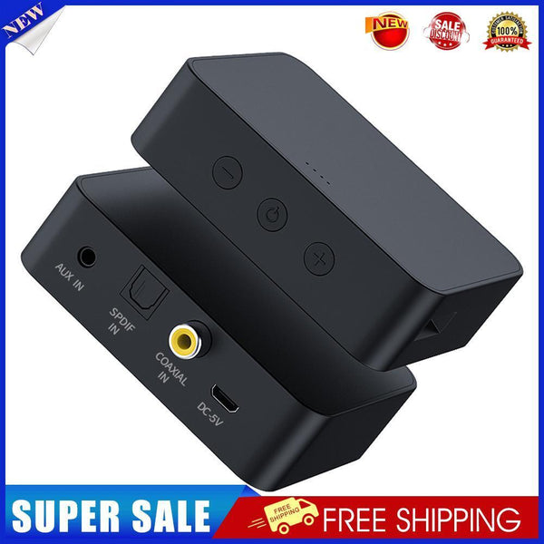 YET-T6 Bluetooth-compatible 5.0 Audio Transmitter Adapter 3.5mm AUX SPDIF R