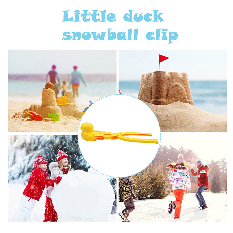 Cute Duck Snowball Maker Funny Snow Sand Molds Sand Mold Tool Outdoor Activities