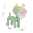 Portable Mini LED Desk Lamp Cute Folding Dog Night Lamps for Christmas Birthday