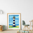 Diamond Painting Lighthouse Full Round Drill Picture of Rhinestone DIY Drawin