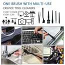 6 In 1 PC Computer Laptop Keyboard Cleaner Brush Dust Tweezers Cleaning Kit A8P9