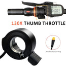Thumb Throttle Electric Scooter Bike 130X Thumb Throttle Ebike Waterproof`