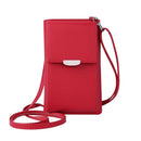 Handbags PU Leather Clutch Shoulder Bag Long Strap Crossbody Messenger Bag