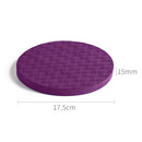 2pcs Yoga Mat Cushion Fitness Exercise Knee Balance Support Pads (Purple) Newly
