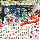 24x Mixed Metal Enamel Christmas Pendants Ornaments Beads For Bracelet Ea F3D5