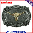 Western Cowboy Belt Buckle Metal Alloy Belt Buckle Jeans Accessories for Men