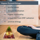 5cm Orgonite Pyramid Heal Chakra Crystal Stone Energy Orgone Accumulator Newly