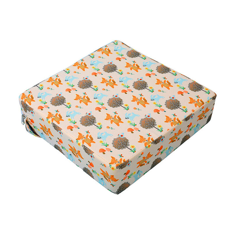 Removable Kids Chair Lifting Cushion Cute Increased Seat Booster (Fox) Newly