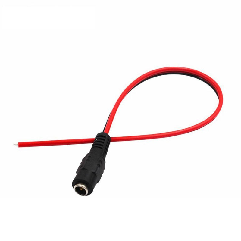 Wire 12V Male Female Socket Jack Adapter Cable DC Power Pigtail Plug Connector
