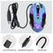 Computer Mouse, Wired 6 Buttons Ergonomic 2400dpi Optical Computer Gaming Mice