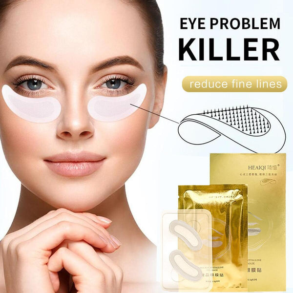 Mikronadel-Augenmaske Hyaluronsäure Straffendes Aufhellen Augenringe Kollagen.