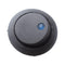 3 Models LED DIY Round Light Rocker Switch Power Button Switches (Blue)
