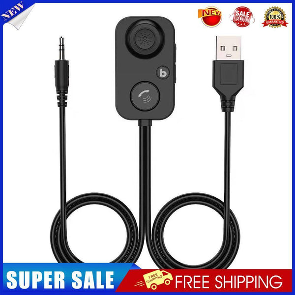 Car Bluetooth-compatible 5.0 Receiver Auto BT Transmitter USB 3.5mm AUX
