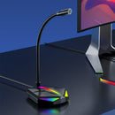 USB Microphone RGB Luminous Desktop Speech Professional Audio Microphones Newly