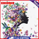 5D DIY Special Shaped Diamond Painting Girl Cross Stitch Mosaic Kits Home Decor