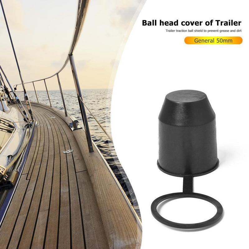 50mm Car Vehicle Auto Tow Ball Cap Towing Hitch Caravan Trailer Towball Protect