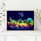 Full Embroidery Cat Butterfly Printed Cross Stitch 11CT 3 Strand Cotton Kit
