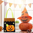 Halloween Non-woven Candy Bags Trick or Treat Tote Party Decor (Pumpkin)