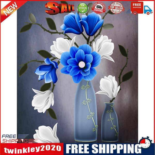Vase Part Drill Special Shaped Diamond Painting Cross Stitch Crafts 30x40cm